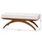 Baxton Studio Orella Japandi Cream Boucle Fabric and Walnut Brown Finished Wood Bench 233-13320-ZORO - alternate 8